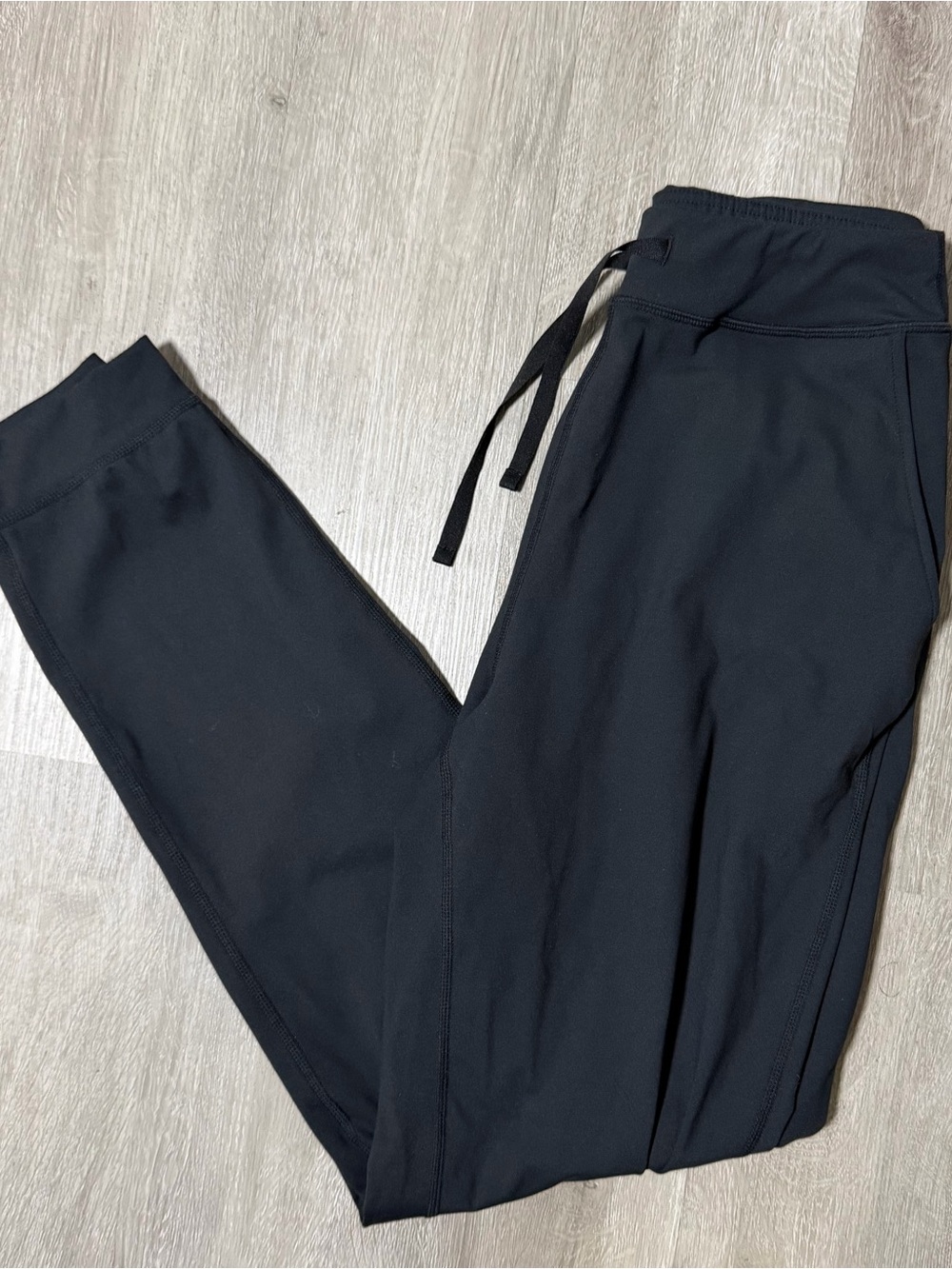 Black Drawstring Jogger Pants